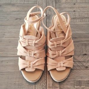 SAM EDELMAN Awan Wedge Sandals Open Toe Straps size 11